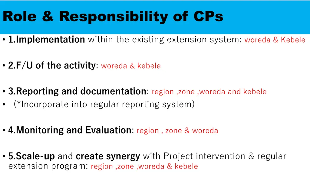 role responsibility of cps