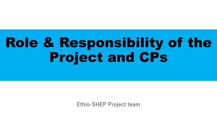 role responsibility of the project and cps