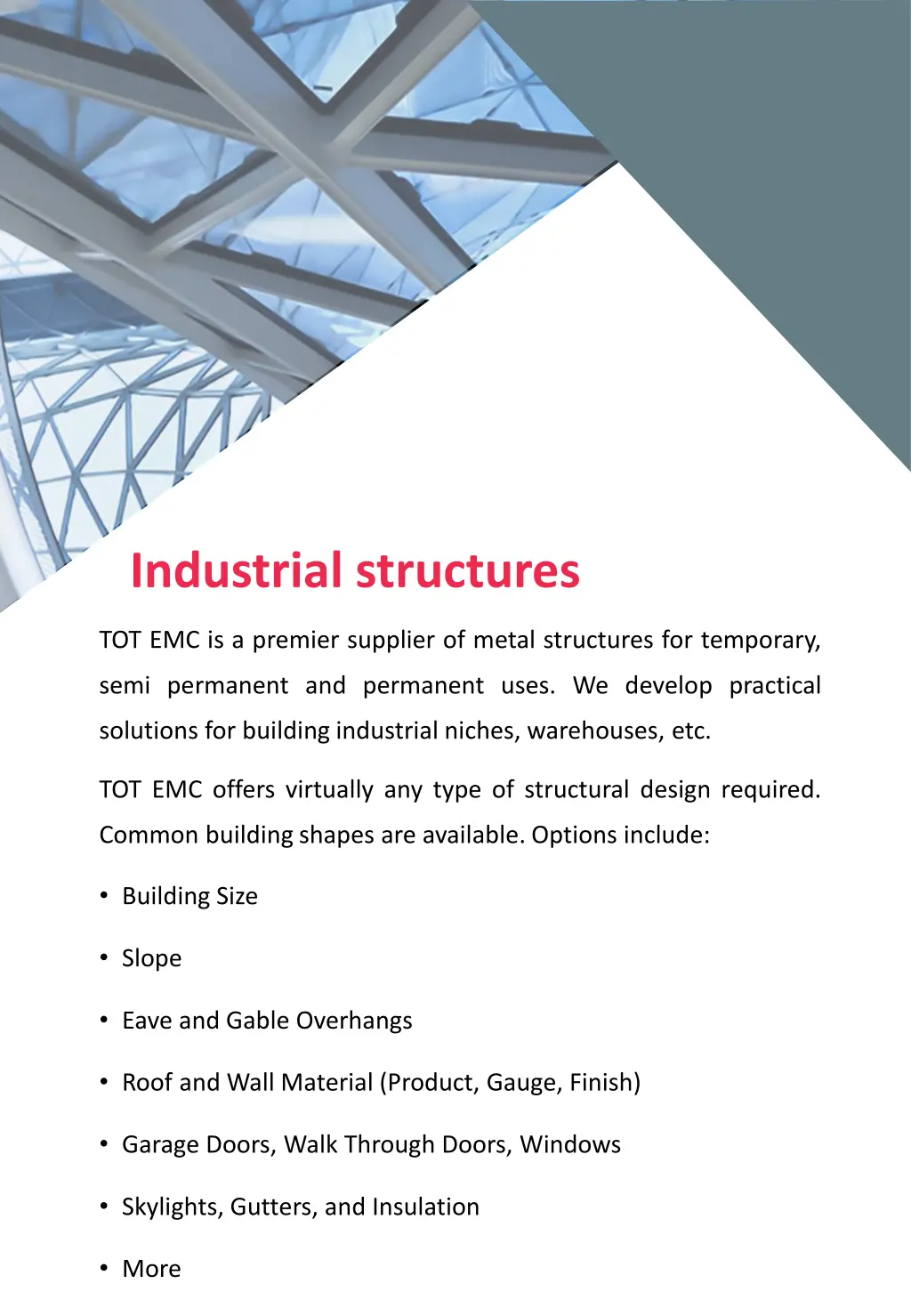 industrial structures