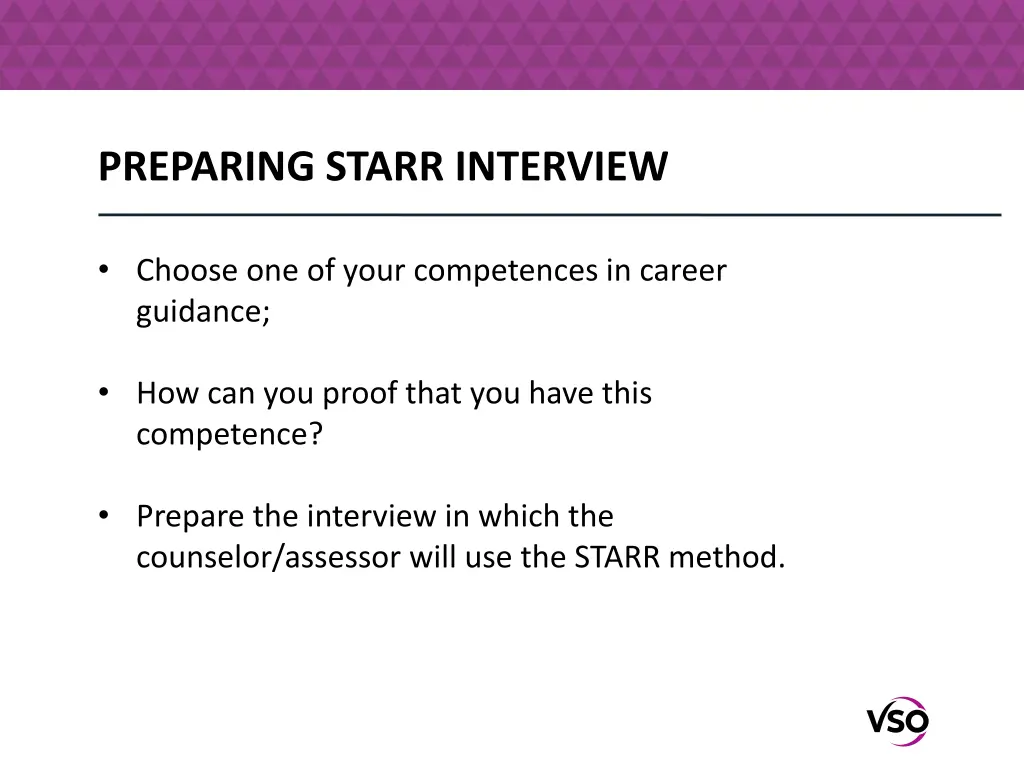 preparing starr interview