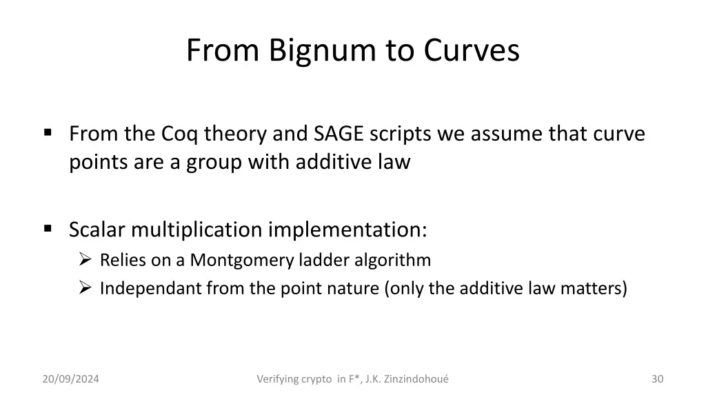 from bignum to curves 1