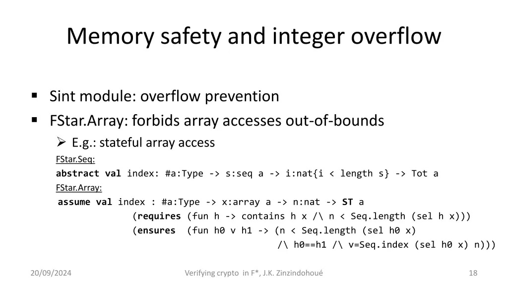 memory safety and integer overflow 2