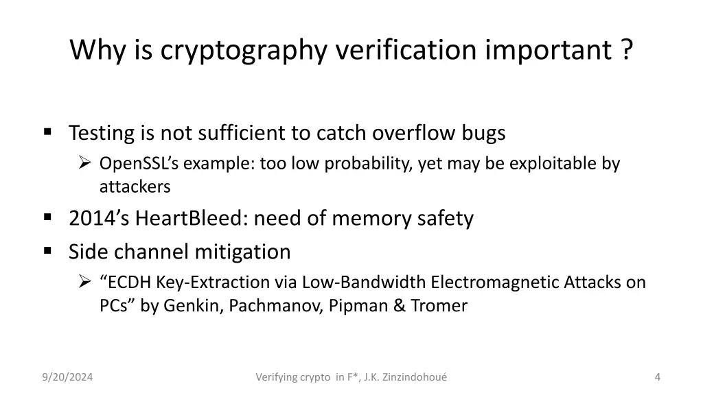 why is cryptography verification important 1