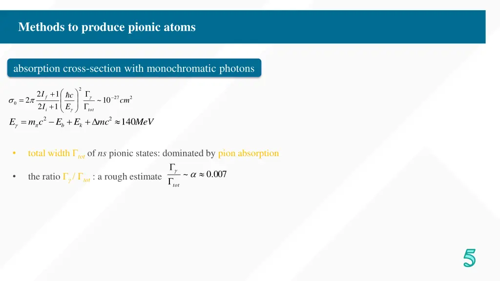 methods to produce pionic atoms 1