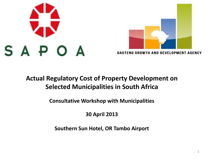 actual regulatory cost of property development