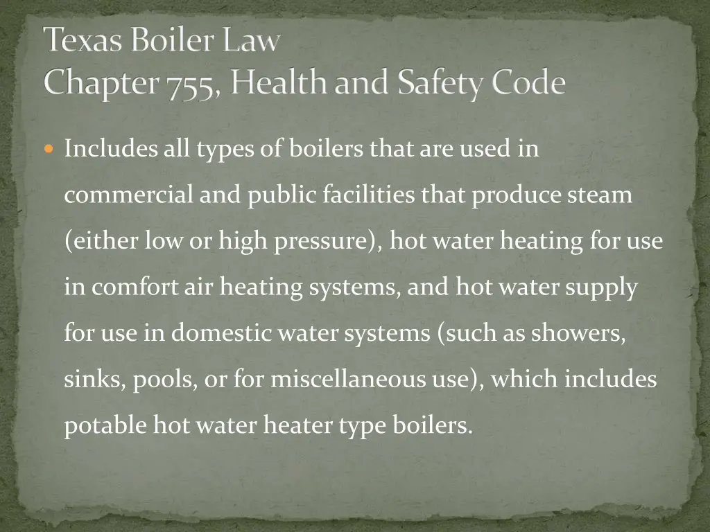 texas boiler law chapter 755 health and safety