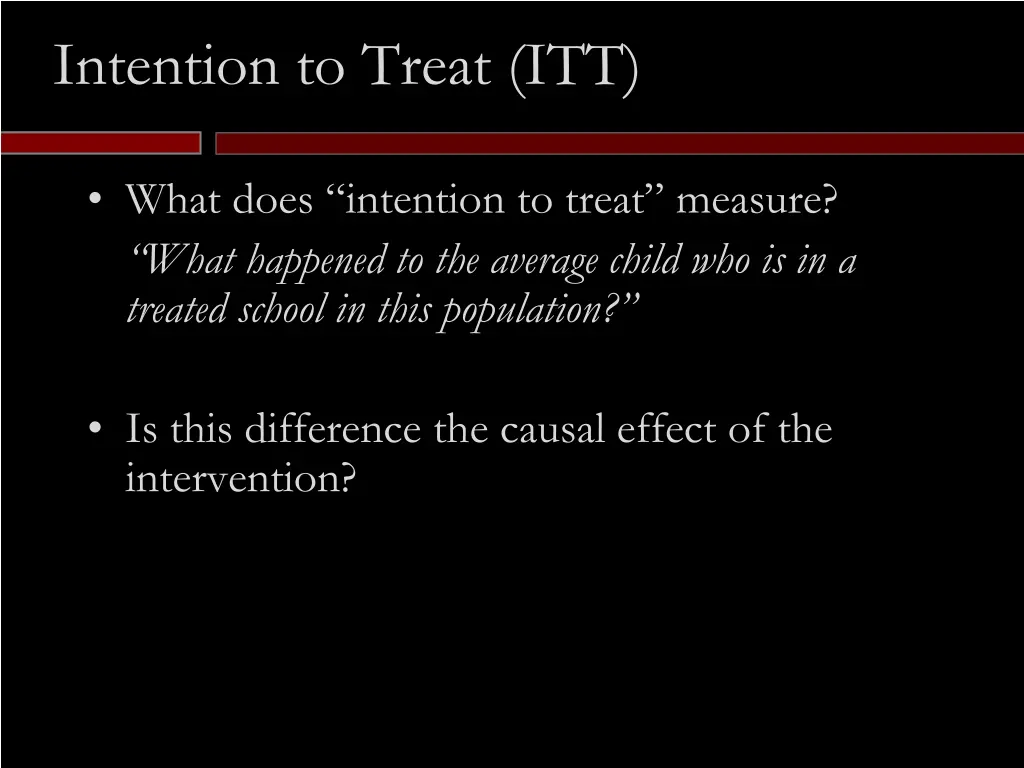 intention to treat itt 1