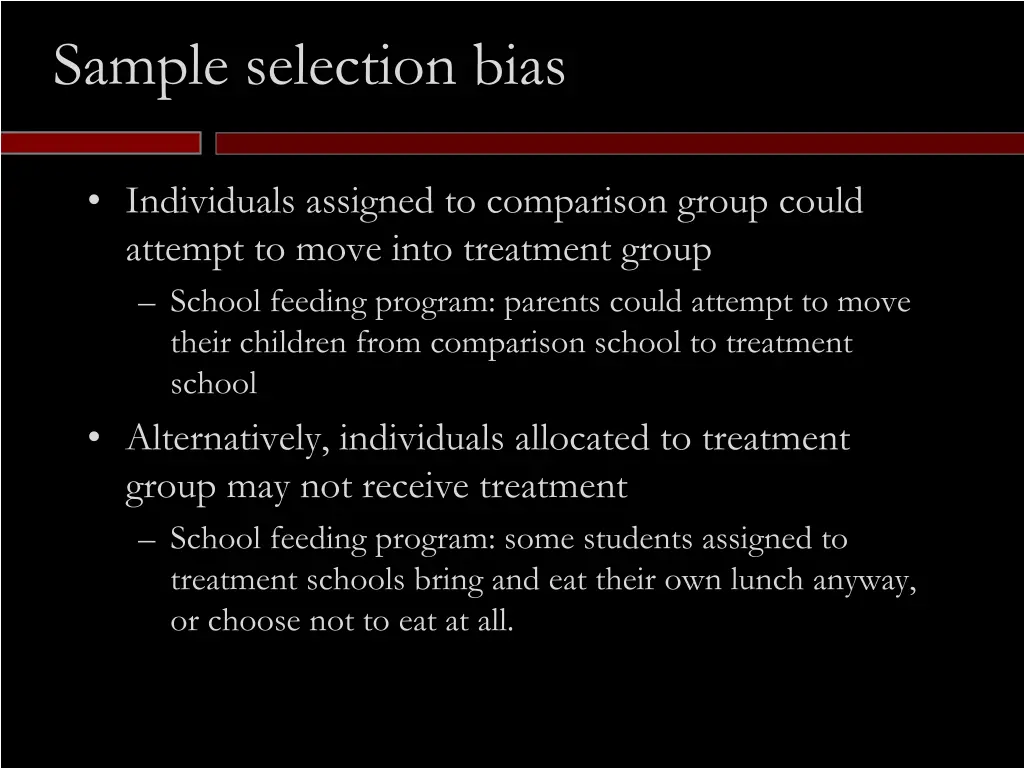 sample selection bias 1