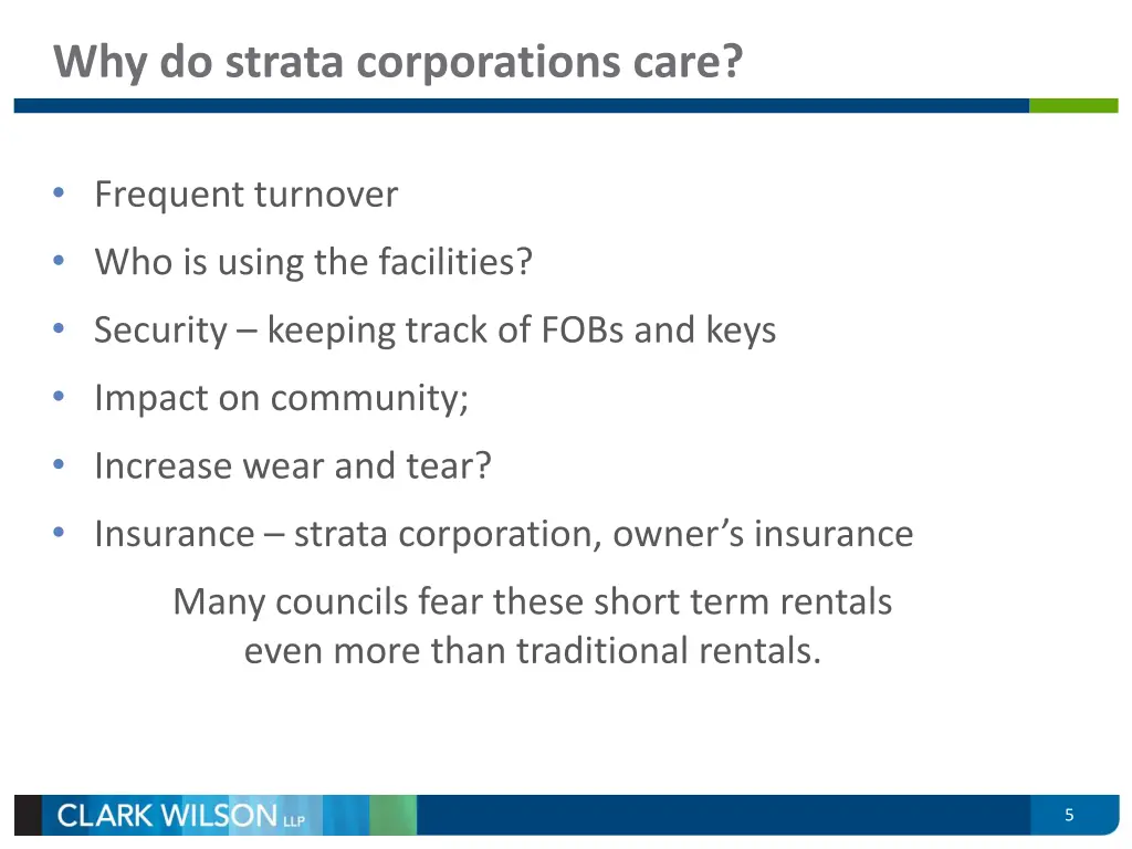 why do strata corporations care