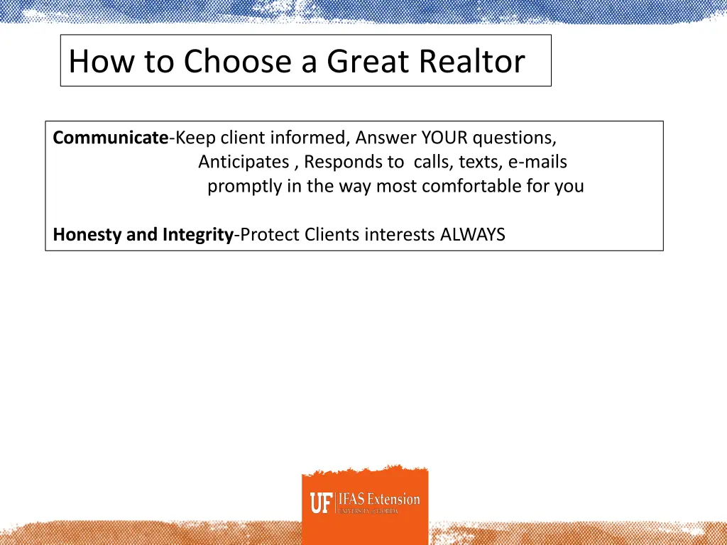 how to choose a great realtor 1