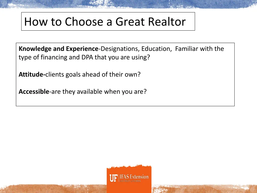 how to choose a great realtor