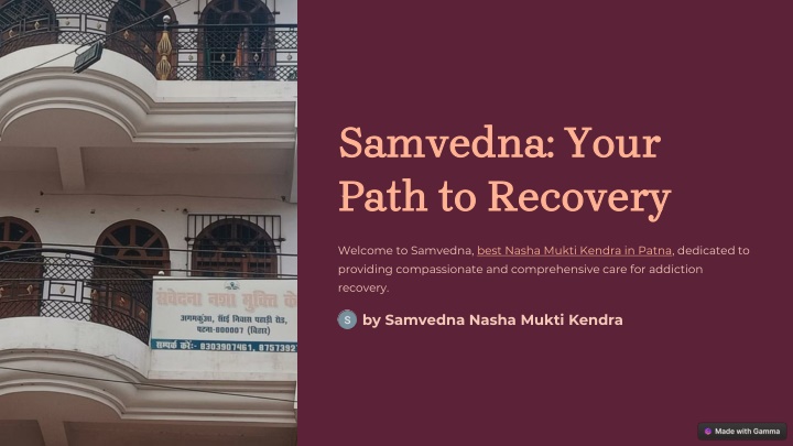 samvedna your samvedna your path to recovery path