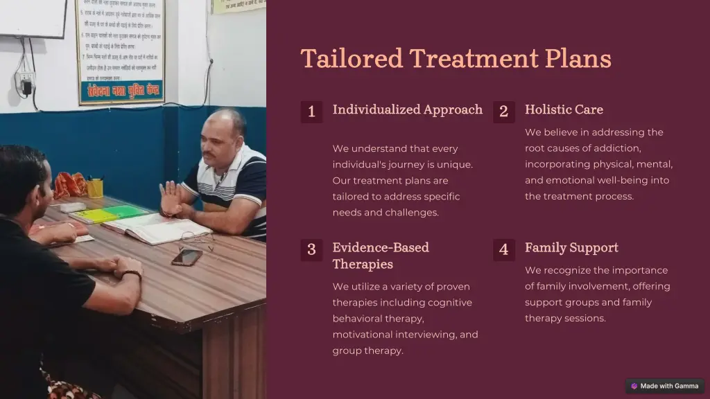 tailored treatment plans tailored treatment plans