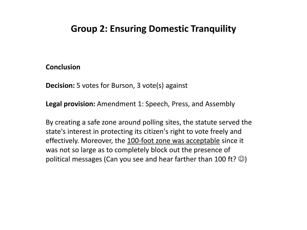 group 2 ensuring domestic tranquility 1