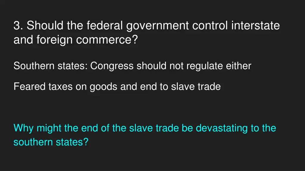 3 should the federal government control 1