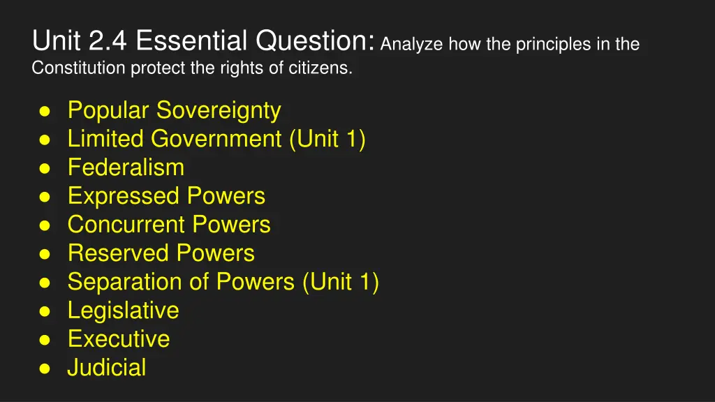 unit 2 4 essential question analyze