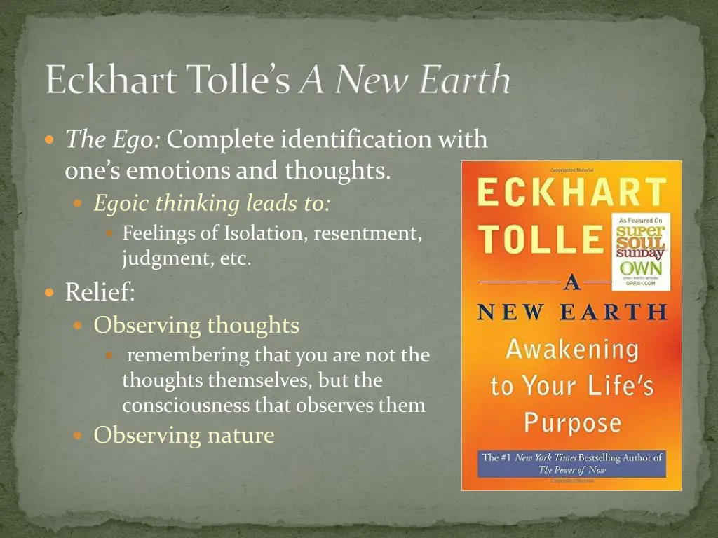 eckhart tolle s a new earth