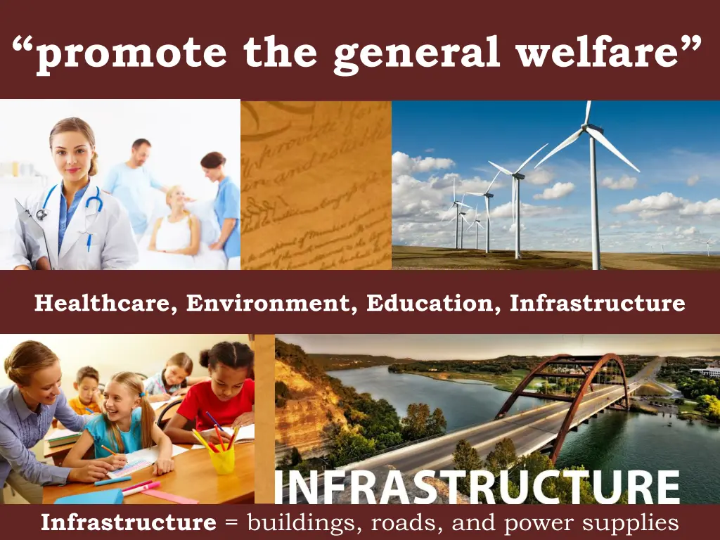 promote the general welfare 1