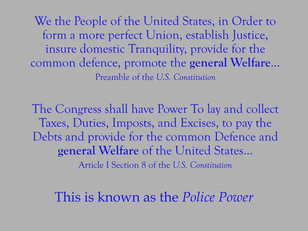 we the people of the united states in order