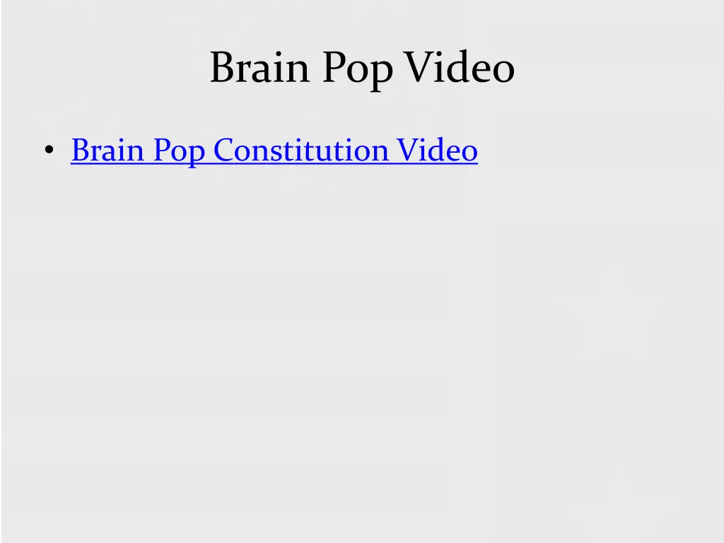 brain pop video