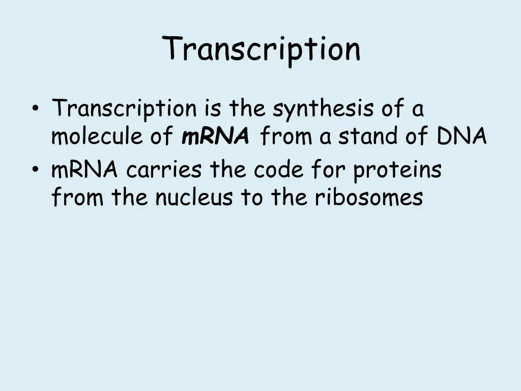 transcription