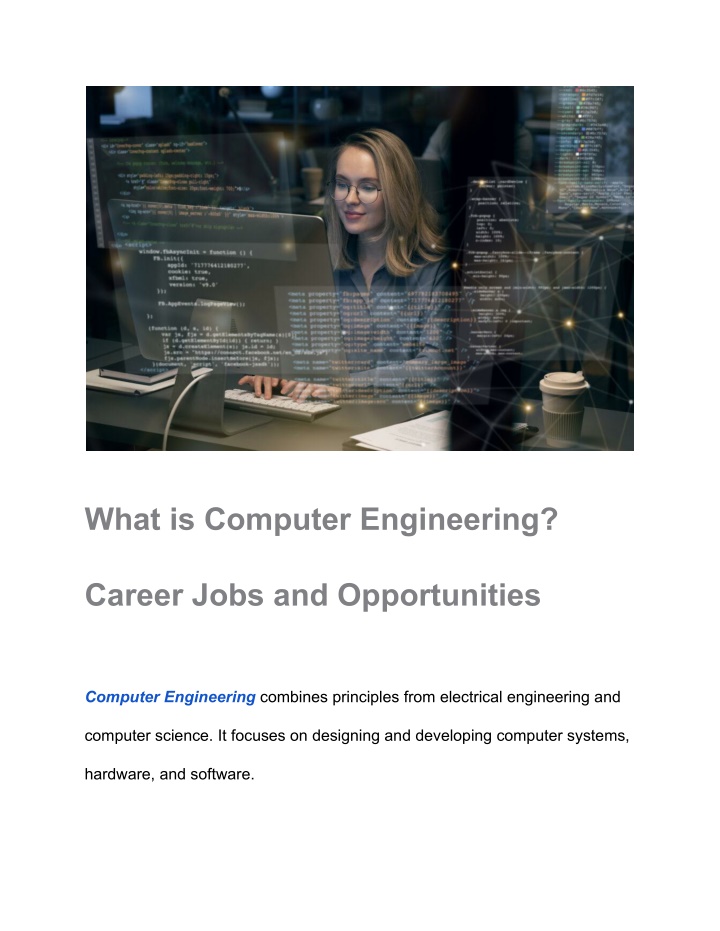 what is computer engineering