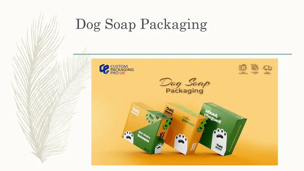 dog soap packaging