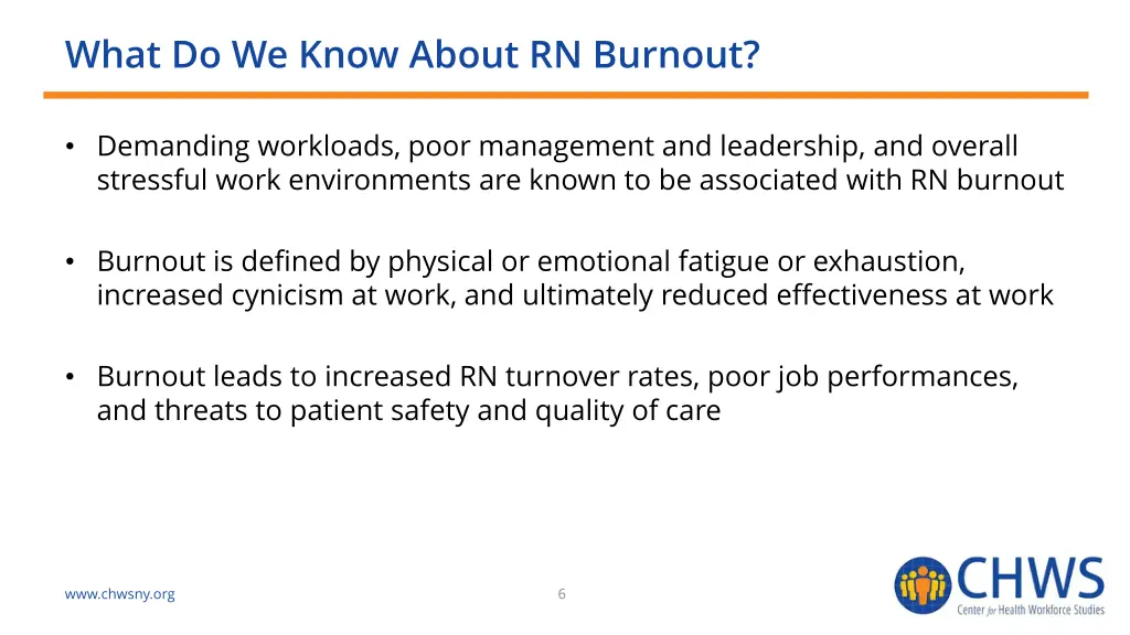 what do we know about rn burnout