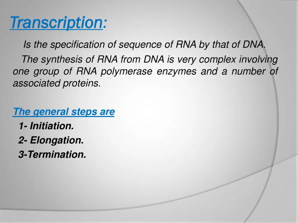 transcription transcription