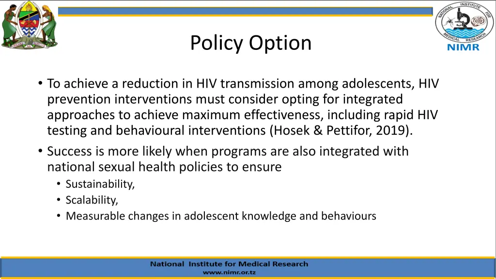 policy option