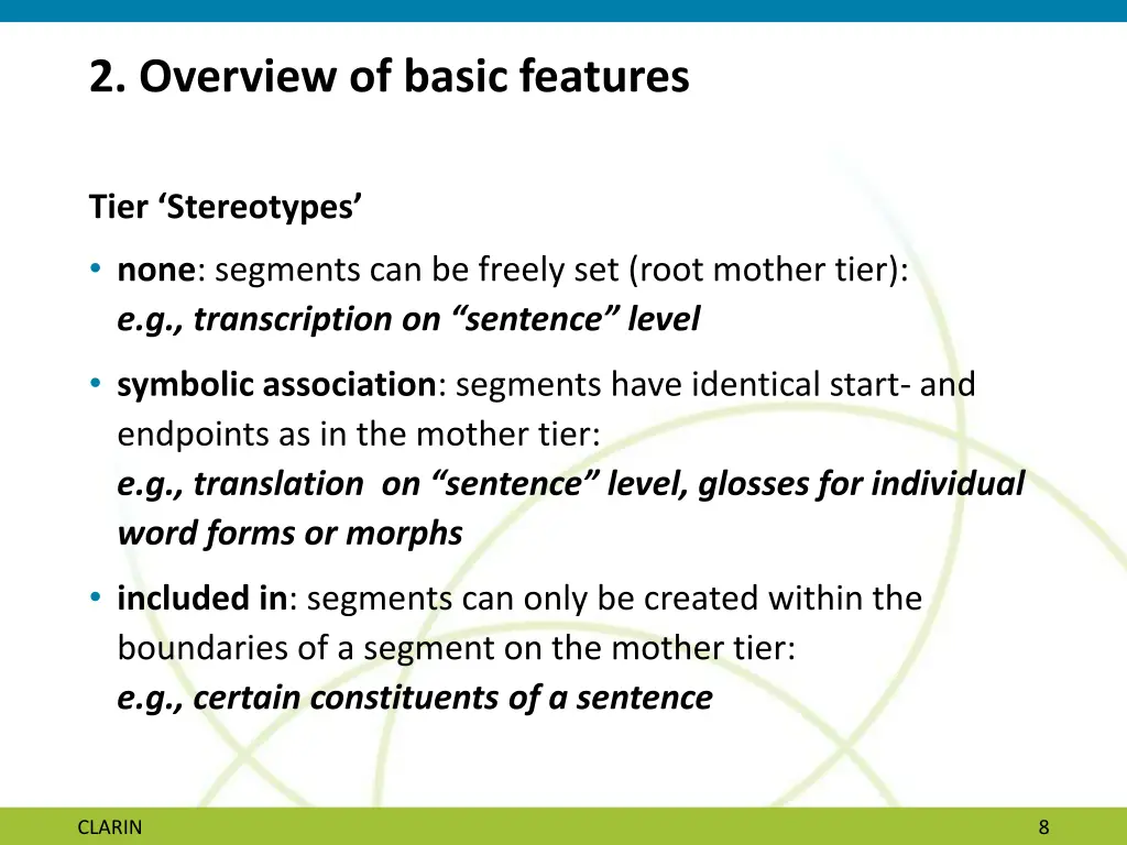 2 overview of basic features 3