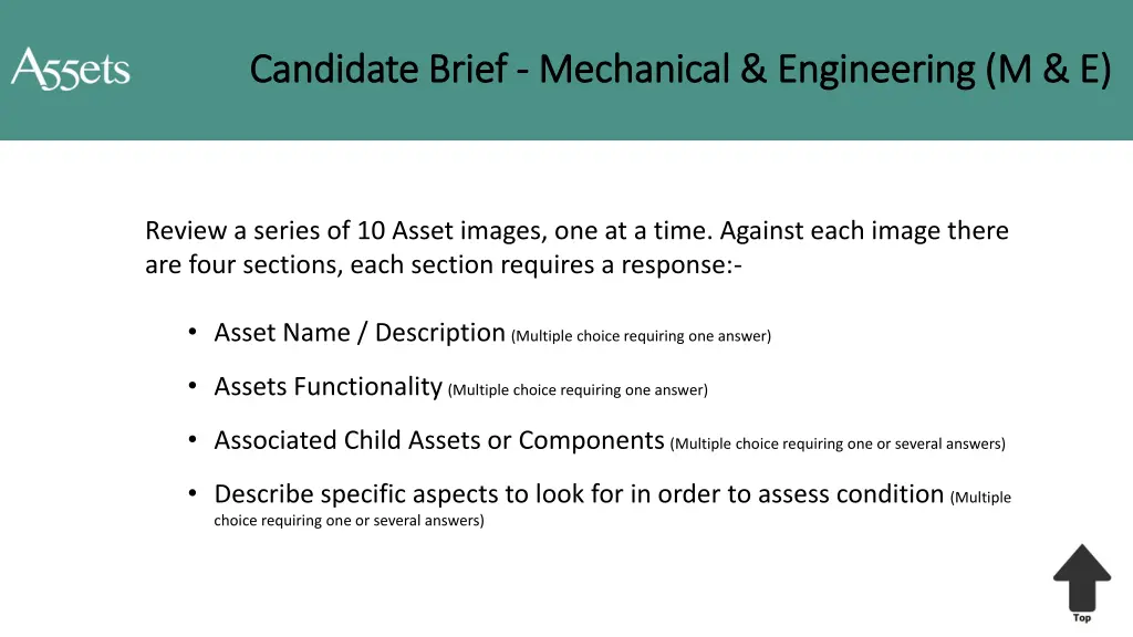 candidate brief candidate brief mechanical