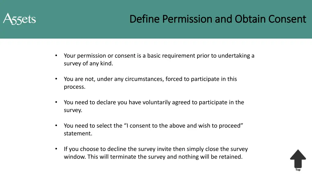 define permission and obtain consent define