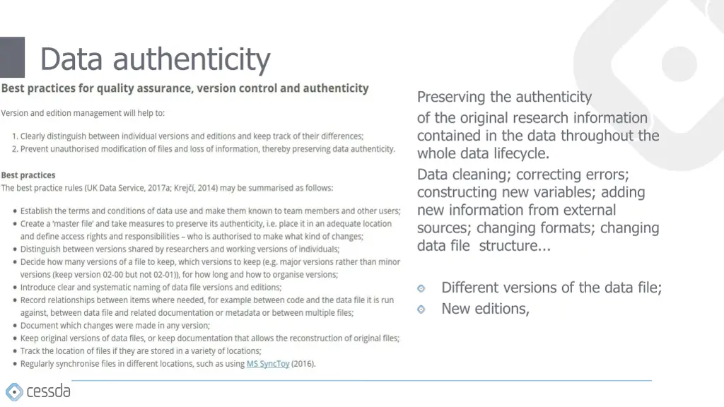 data authenticity