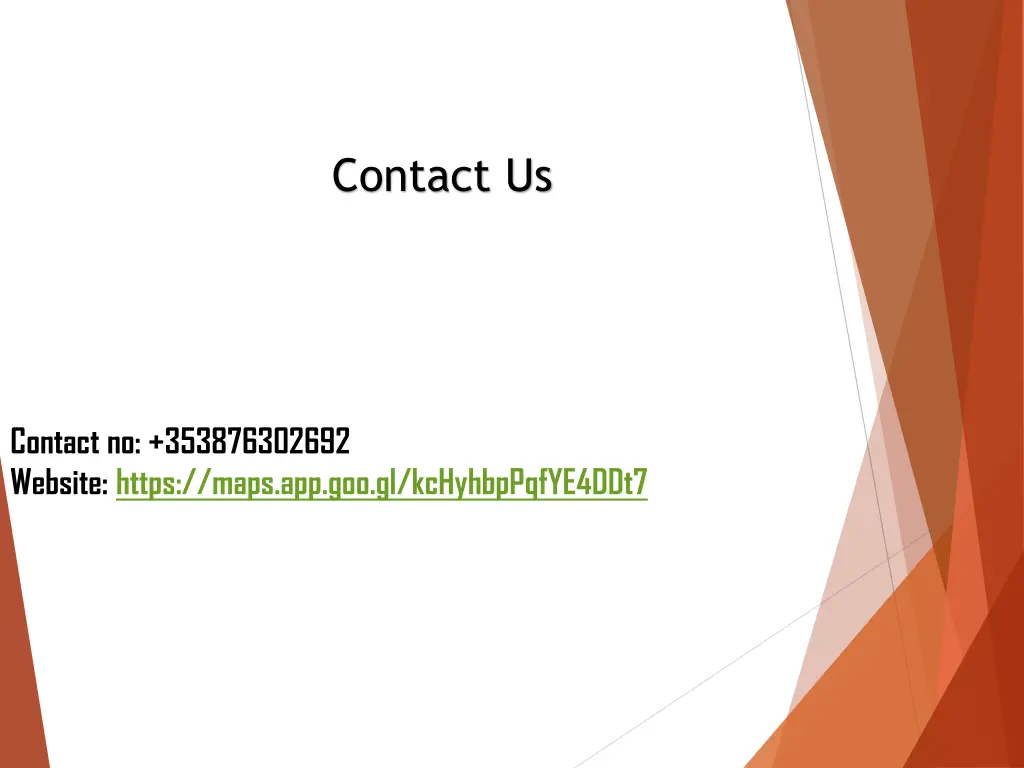 contact us