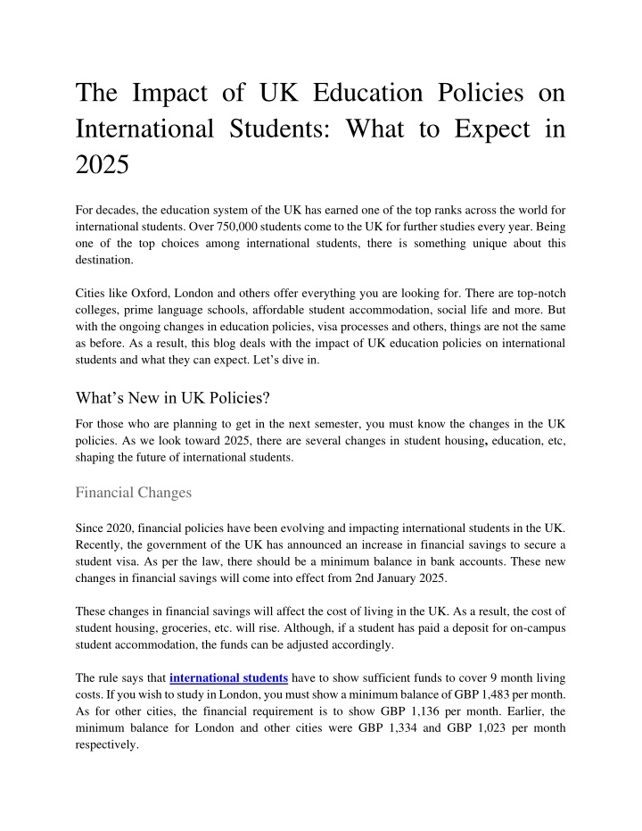 the impact of uk education policies