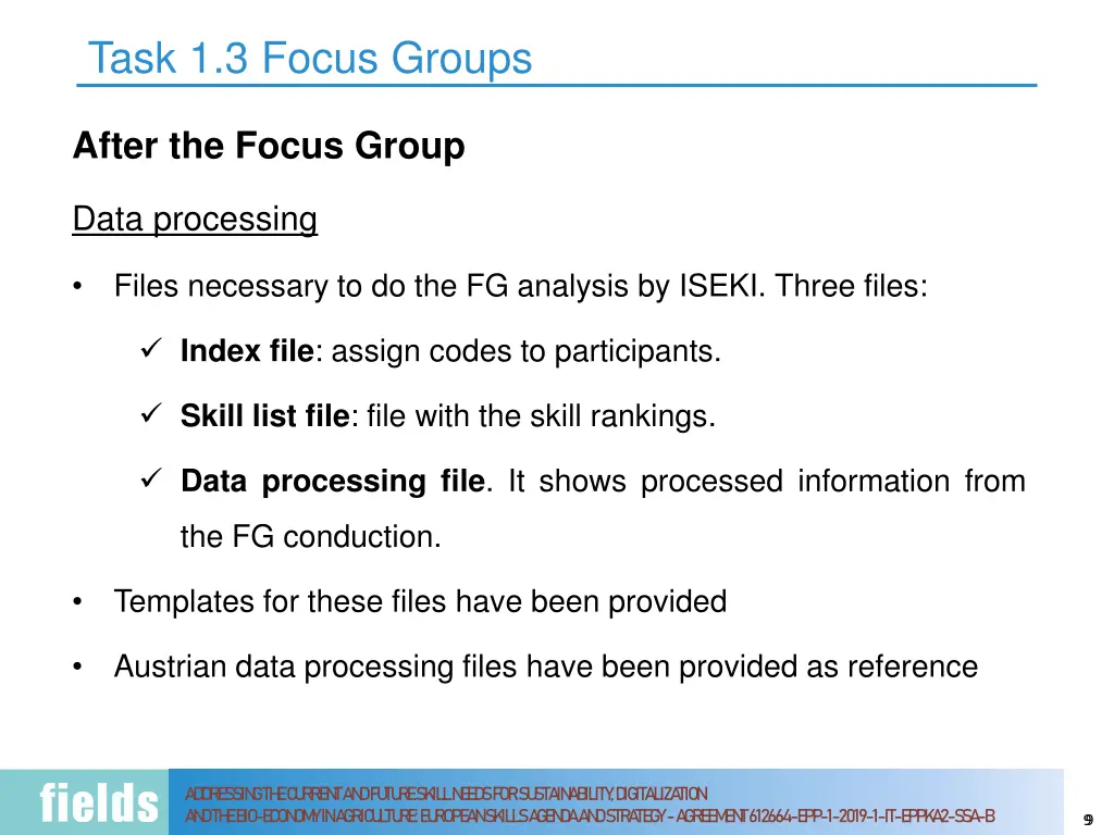 task 1 3 focus groups 4