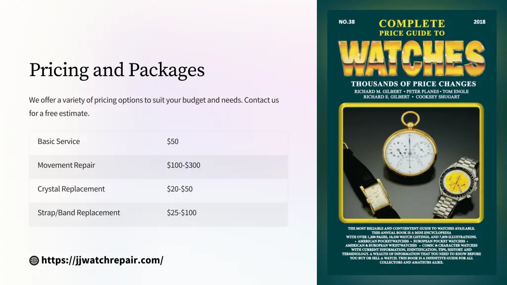 pricing and packages