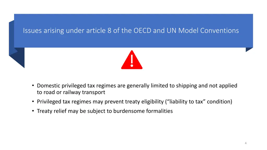 issues arising under article 8 of the oecd 1