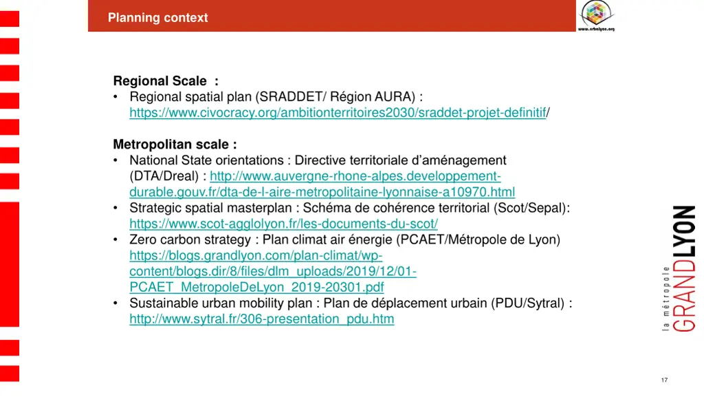 planning context