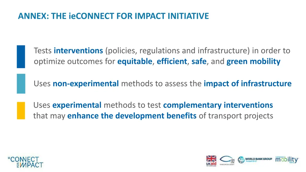 annex the ieconnect for impact initiative