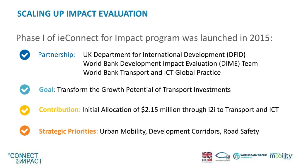 scaling up impact evaluation