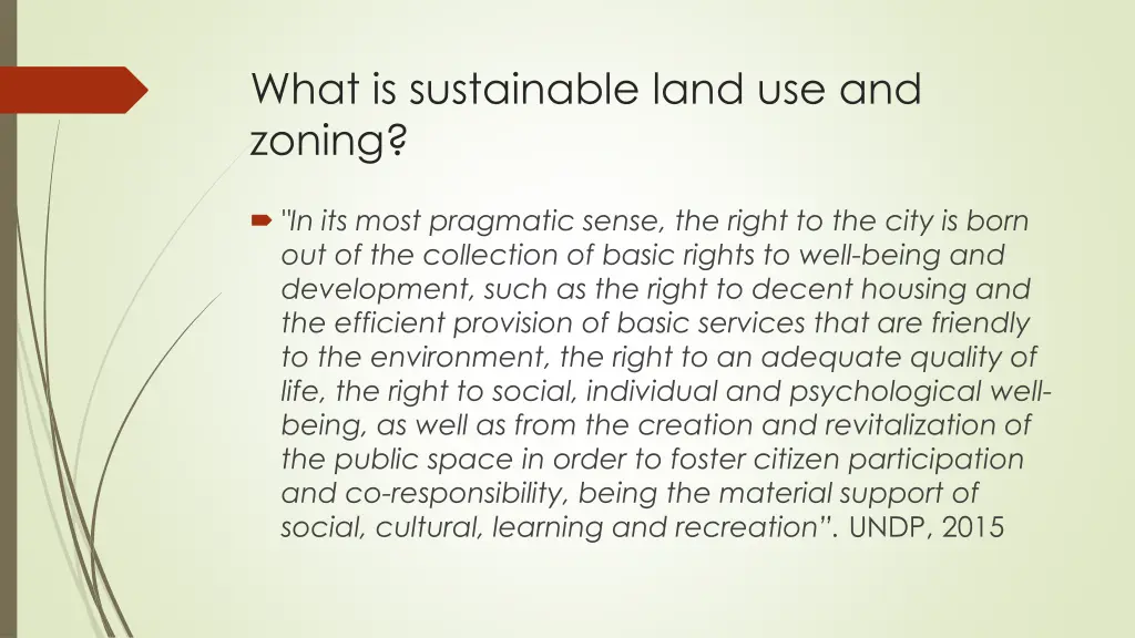 what is sustainable land use and zoning