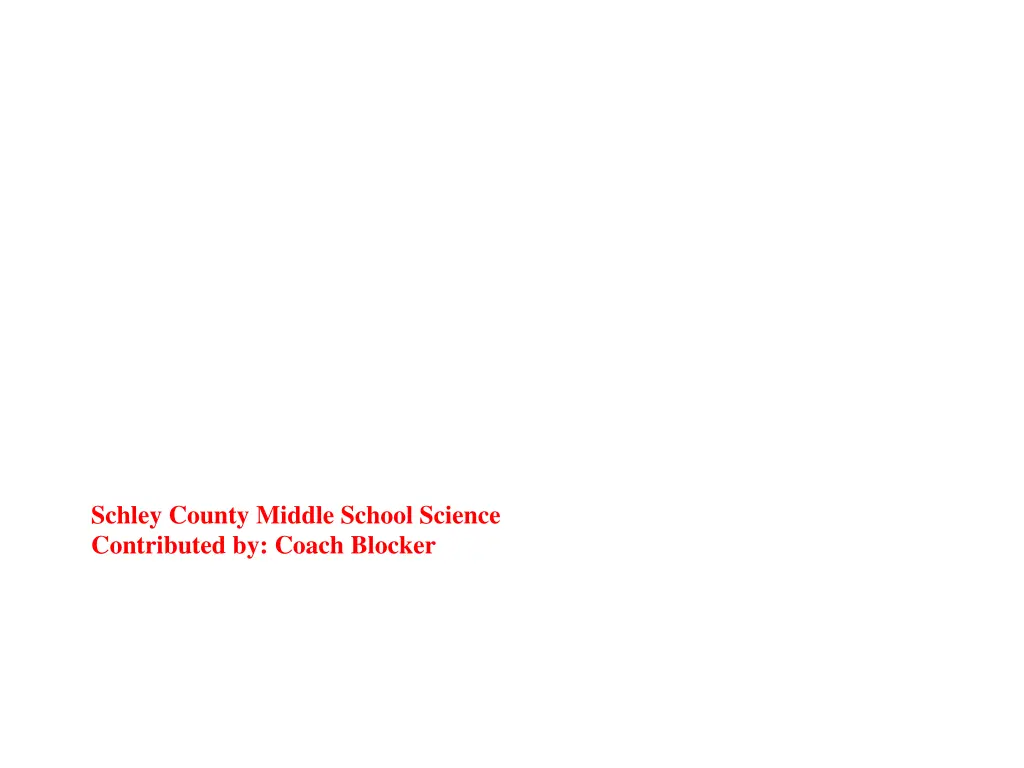 schley county middle school science contributed