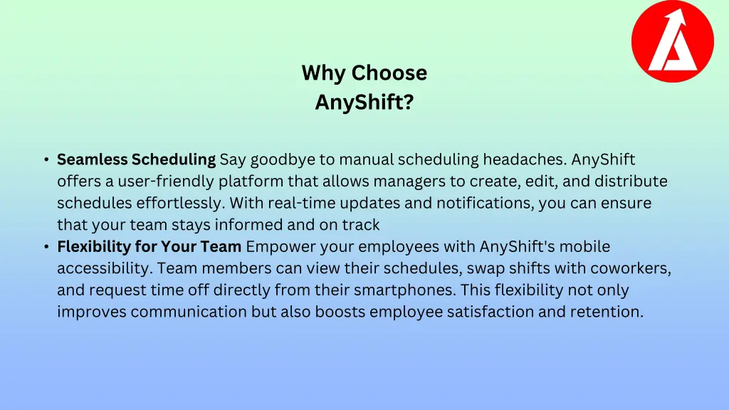 why choose anyshift