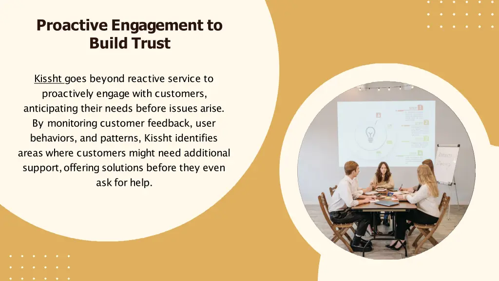 proactive engagement to build trust