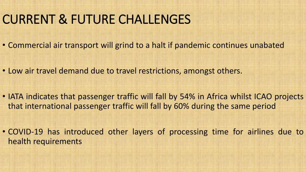 current future challenges current future