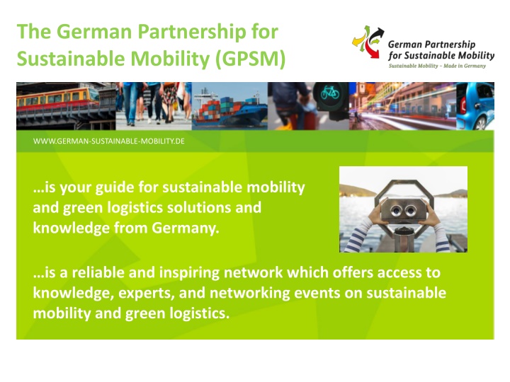 the german partnership for sustainable mobility