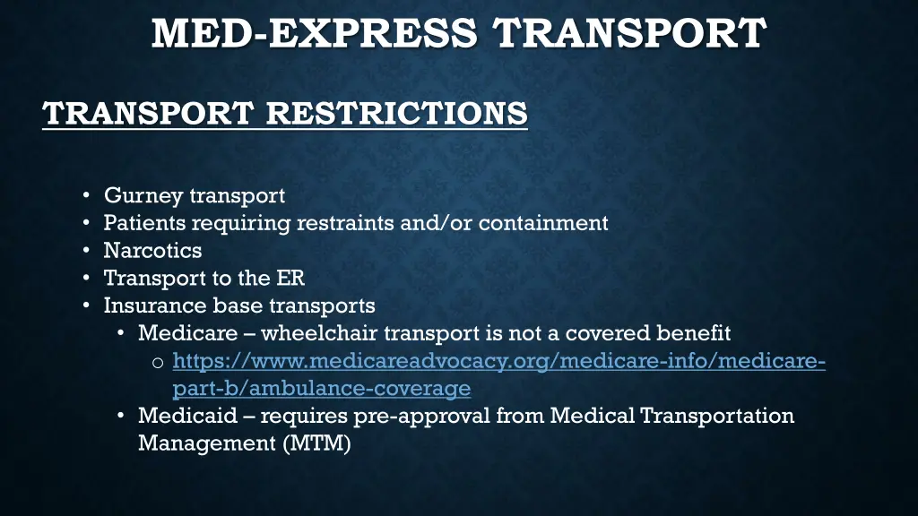 med express transport 5