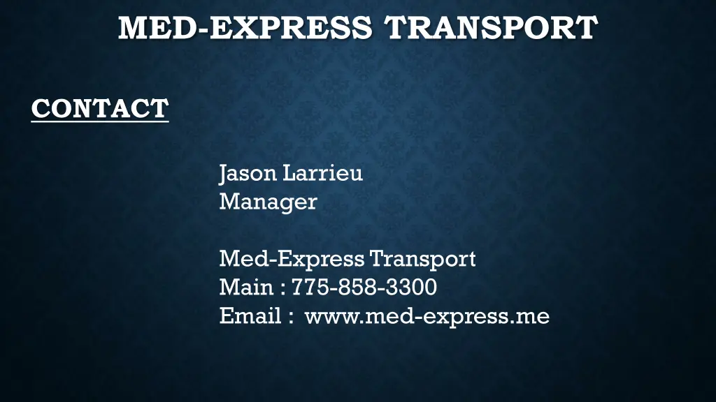 med express transport 7